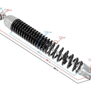 Amortyzator tył voge sr125