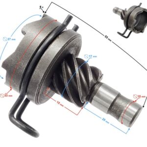 Bendix rozrusznika nożnego skuter 4t 50cc 7 zębów