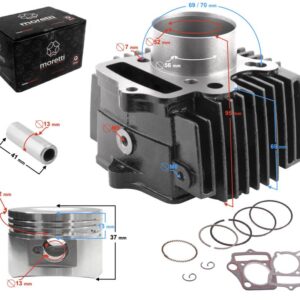 Cylinder 4t 110cc 152fmb