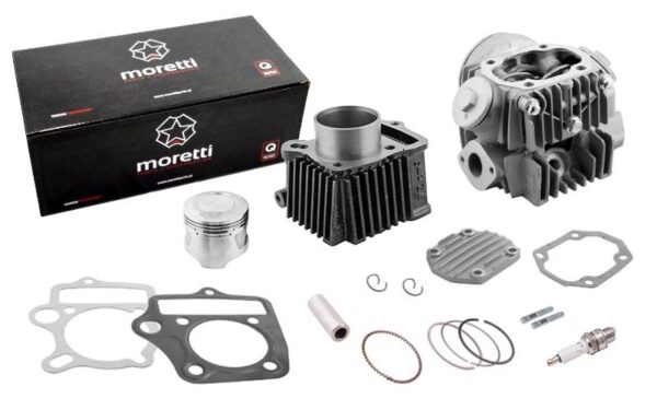Cylinder i głowica 4t 80cc 139fmb srebrne