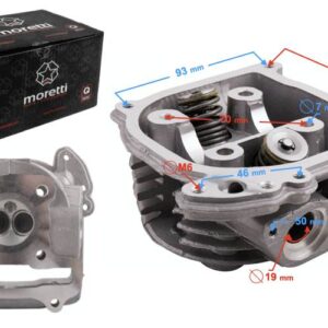 Głowica skuter 4t 50cc 139qmb
