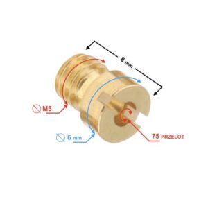 Dysze gaźnika m5 75 opak 10 szt