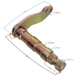 Dźwignia regulacji hamulca blade 125