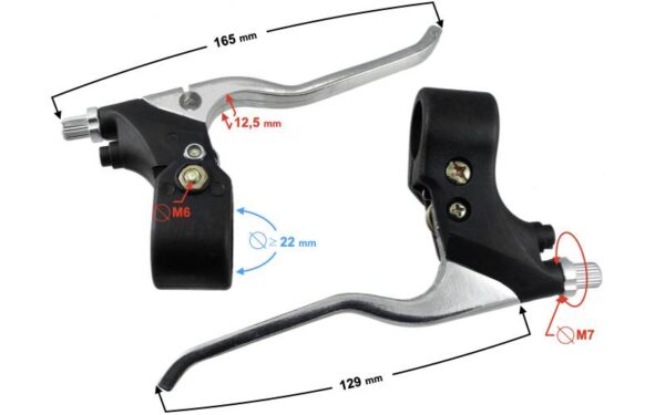 Dźwignia hamulca ręczna lewa i prawa pocket bike