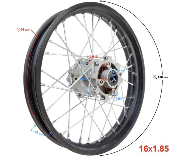 Felga tylna 1.85/16 nxt150