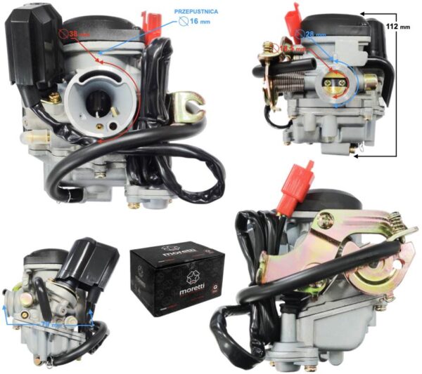 Gaźnik gy650cc 4tp.16 mmssanie automatyczneplastikowa pokrywa