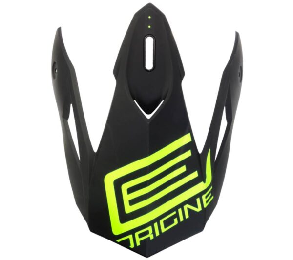 Daszek kasku origine hero peak mx black-fluo yellow - obrazek 2