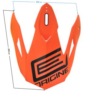 Daszek kasku origine hero peak mx fluo orange-black