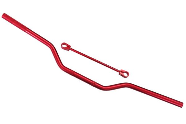 Kierownica uniwersalna naked cross 22mm czerwona - obrazek 2