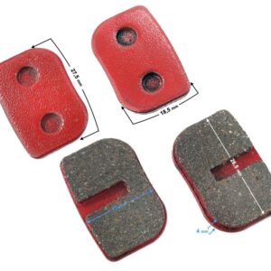 Klocki hamulcowe przedni i tylne pocket bike