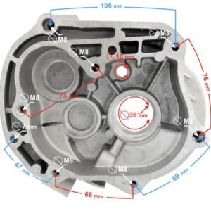 Karter silnika prawy falcona 50