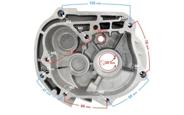 Karter silnika prawy falcona 50