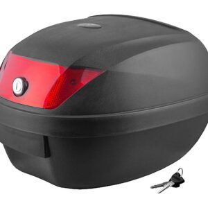 Kufer bagażnik mr-80728 lczarnyczerwony odblask