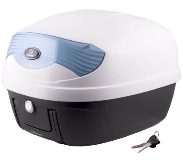 Kufer bagażnik mr-80828 l.białyniebieski odblask