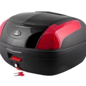 Kufer bagażnik mr-88946 l.czarny połyskczerwony odblask