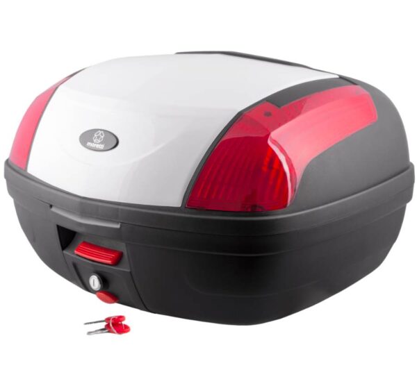 Kufer bagażnik mr-88946 l.białyczerwony odblask