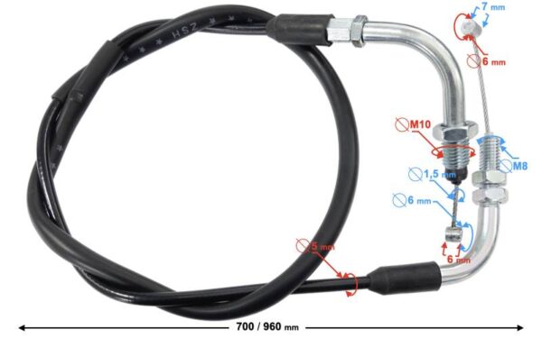 Linka gazu ranger classic e5