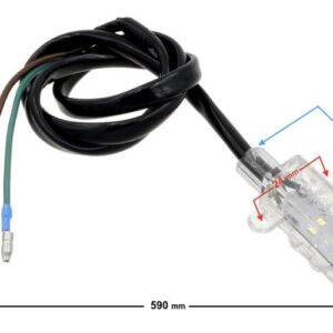 Lampa tablicy rejestracyjnej fr 2