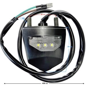 Lampa tablicy rejestracyjnej voge sr125