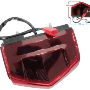 Lampa tył naked 50