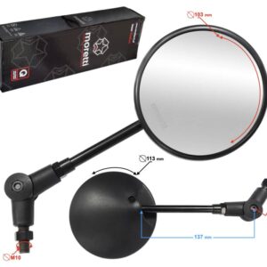 Lusterka r+r średnica gwintu 10 mm motocyklowe