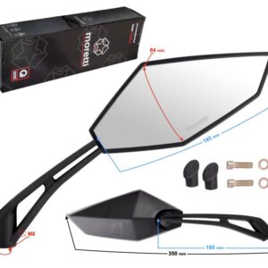 Lusterka l+r średnica gwintu 8mm skuter energy z homologacją