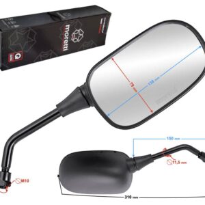 Lusterka r+r średnica gwintu 10mm z homologacją
