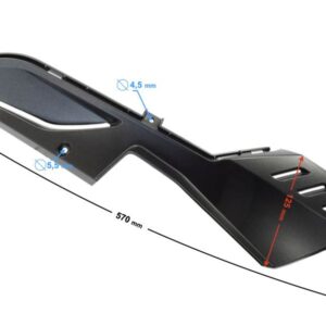 Obudowa progowa lewa cz.tylna active 50cc euro 5