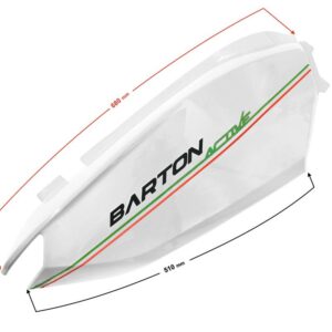 Obudowa tylna prawa cz tylna biała active 50cc euro 5