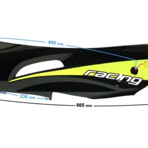 Obudowa progowa lewa zielona lakierowana falcon 125 2