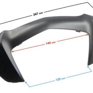 Dekor obudowy oparcia skuter grafitowa e-max/e-max one/e-max lit-ion
