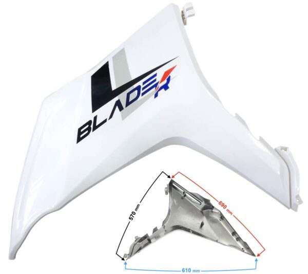 Obudowa przednia lewa niebieska blade r