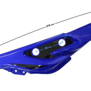 Obudowa tylna prawa niebieska gt 125