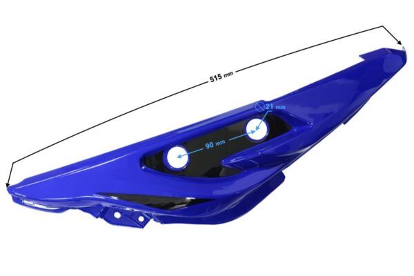 Obudowa tylna prawa niebieska gt 125