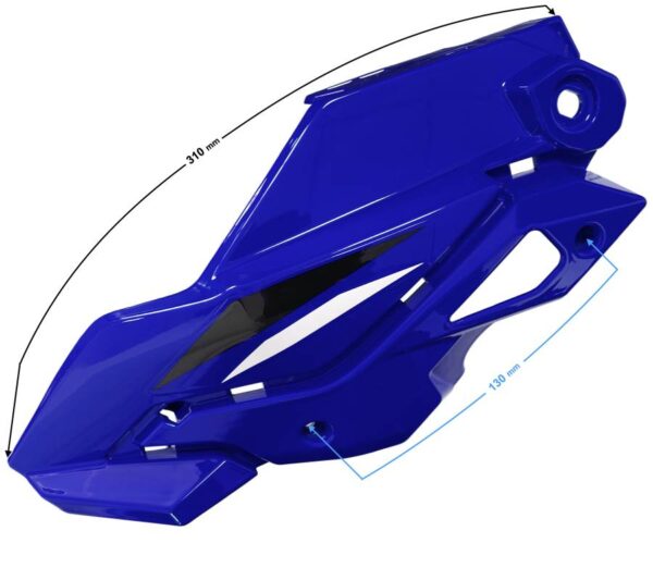 Obudowa reflektora lewa cz 1 niebieska gt 125