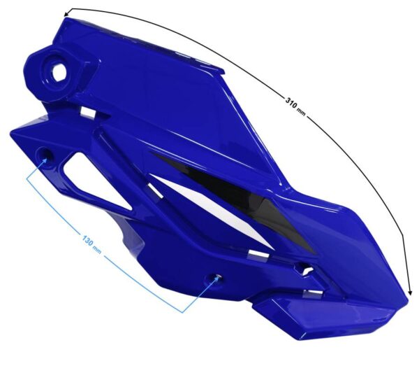 Obudowa reflektora prawa cz 1 niebieska gt 125