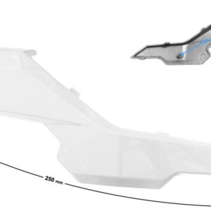Obudowa reflektora prawa cz 2 biała gt 125