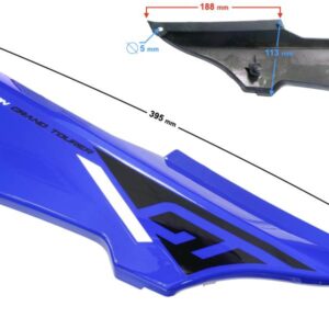 Obudowa boczna lewa cz.2 niebieska gt 125