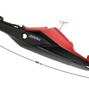 Obudowa tylna lewa czerwona voge 300r