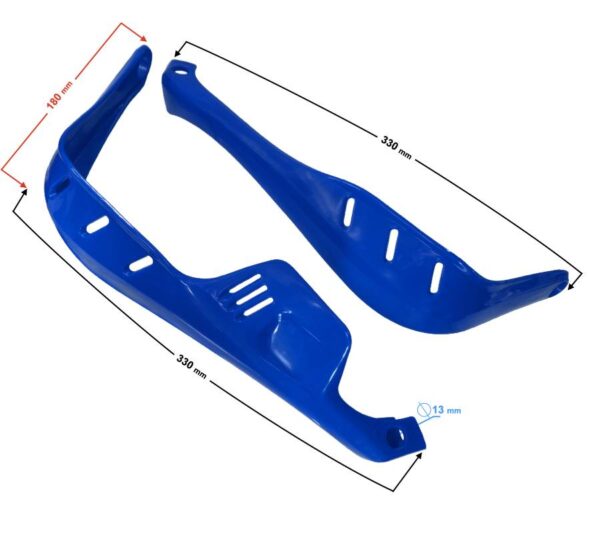 Osłona dłoni handbar cross enduro typ 1 niebieska