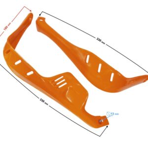 Osłona dłoni handbar cross enduro typ 1 pomarańczowa