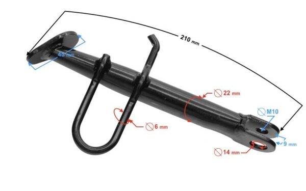 Podpora boczna skuter energy