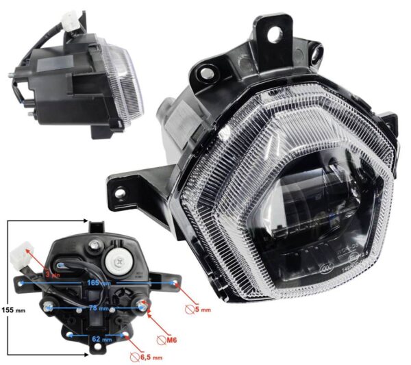 Reflektor przód voge 125r