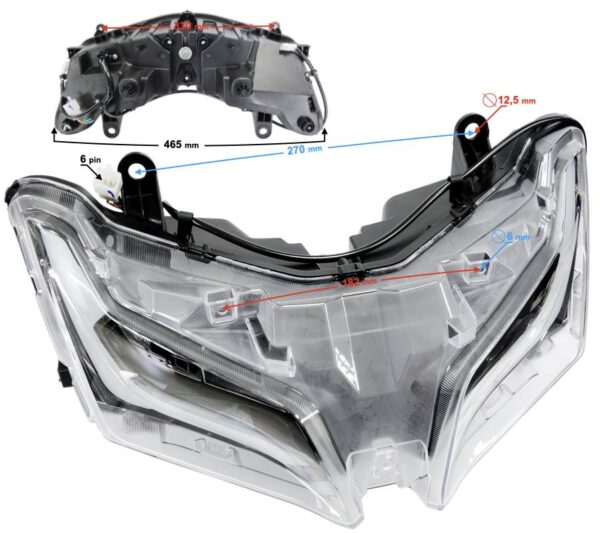 Reflektor voge sr125