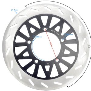 Tarcza hamulcowa tył stratos 125