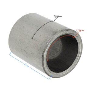 Tuleja półksiężyca dł 21mmśr wew 14mmśr zew 18 mm