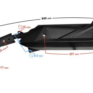 Tłumik skuter b-max e4 i e5