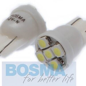 Żarówka bosma 12v 5*led smd3528 t10 white 6000k blister