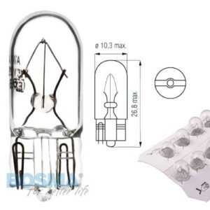 Żarówka bosma 12v 5w t10 w5w 1949 10 szt