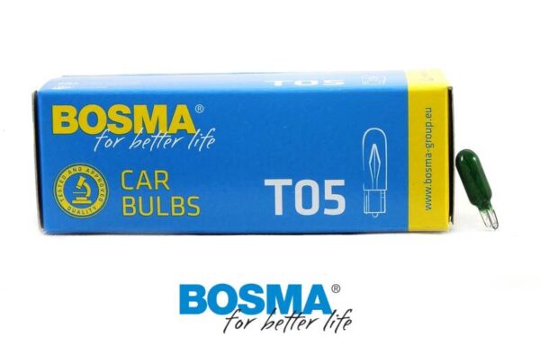 Żarówka bosma 12v 1,2w t05 green 4414 10 szt - obrazek 2